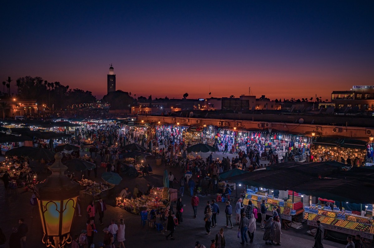 marruecos marrakech mercado